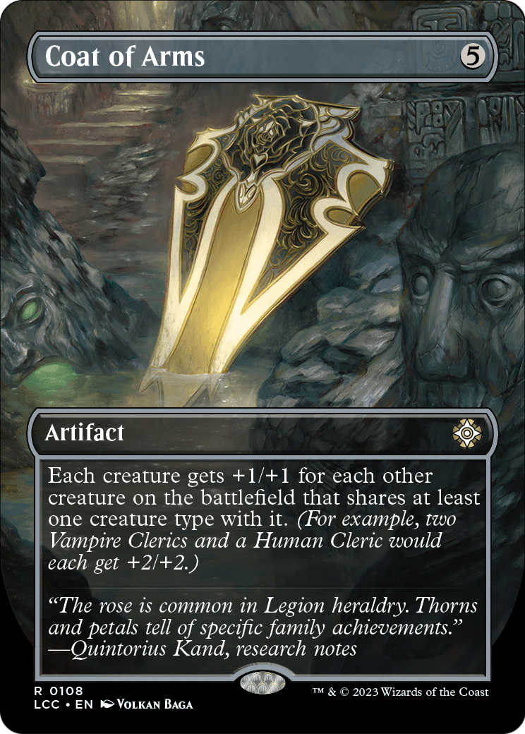 Coat of Arms (Borderless) (LCC-108) (Borderless) [The Lost Caverns of Ixalan Commander]