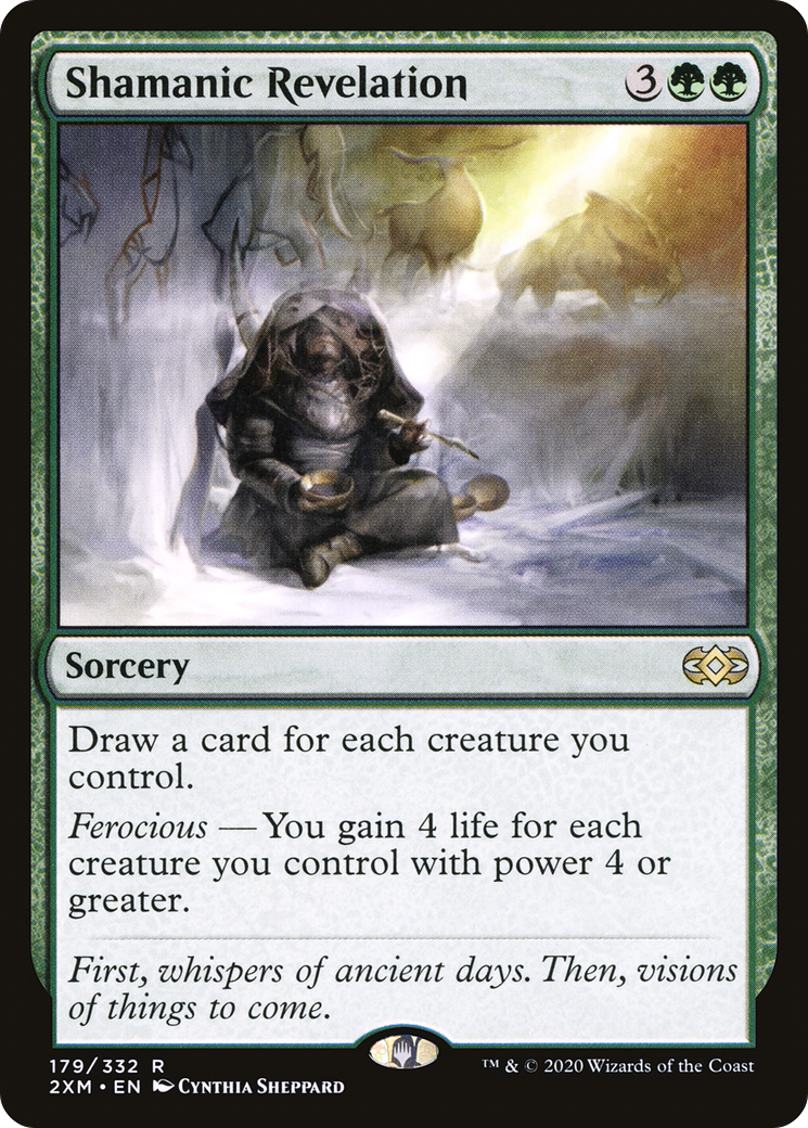 Shamanic Revelation (2XM-179) [Double Masters] Foil