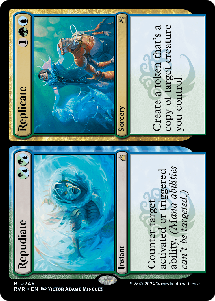Repudiate // Replicate (RVR-249) [Ravnica Remastered] Foil