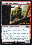 Conspicuous Snoop (PRE-139S) [Core Set 2021 Promos] Foil