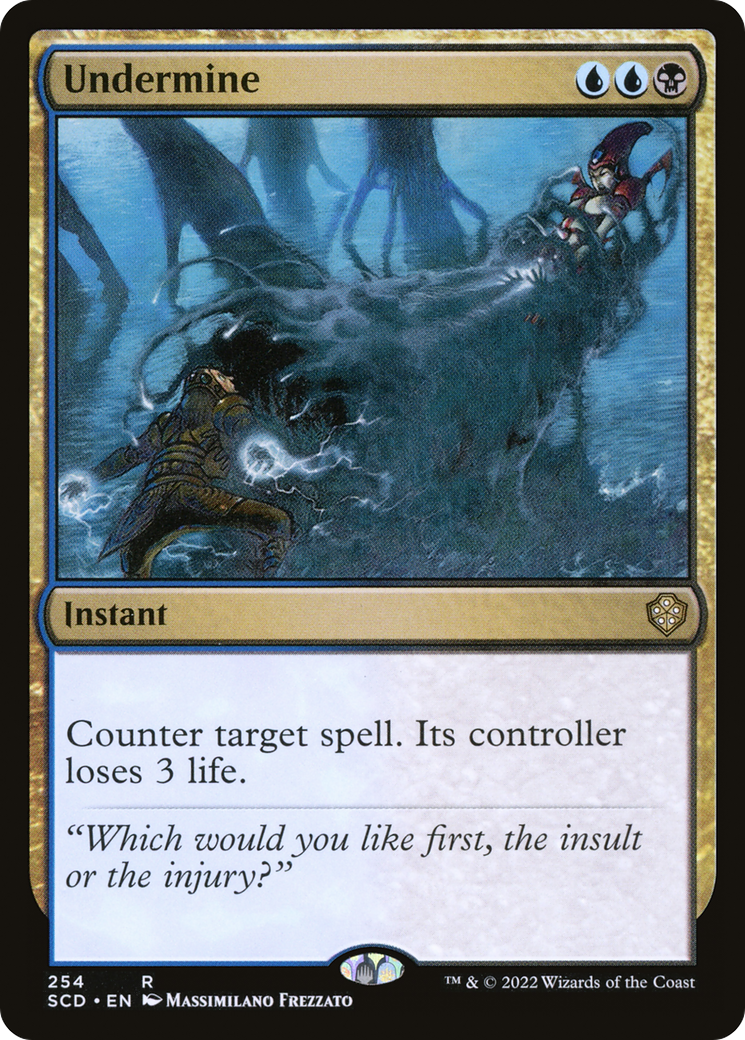 Undermine (SCD-254) [Starter Commander Decks]