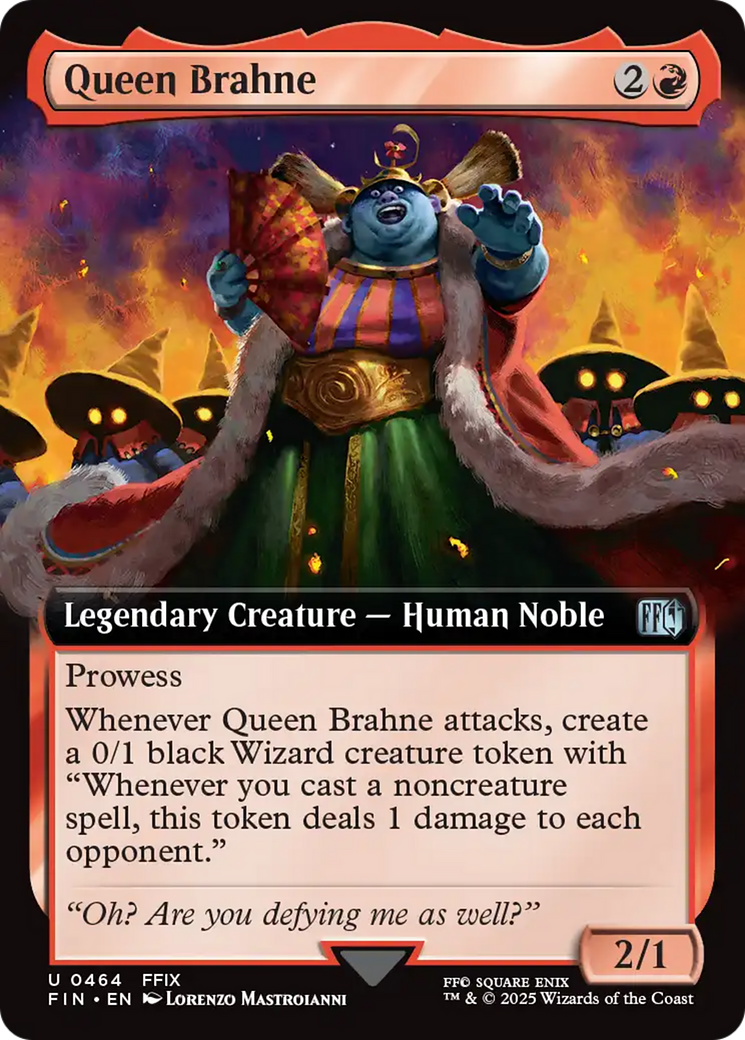 Queen Brahne (Extended Art) (FIN-464) [FINAL FANTASY]: (Extended Art)
