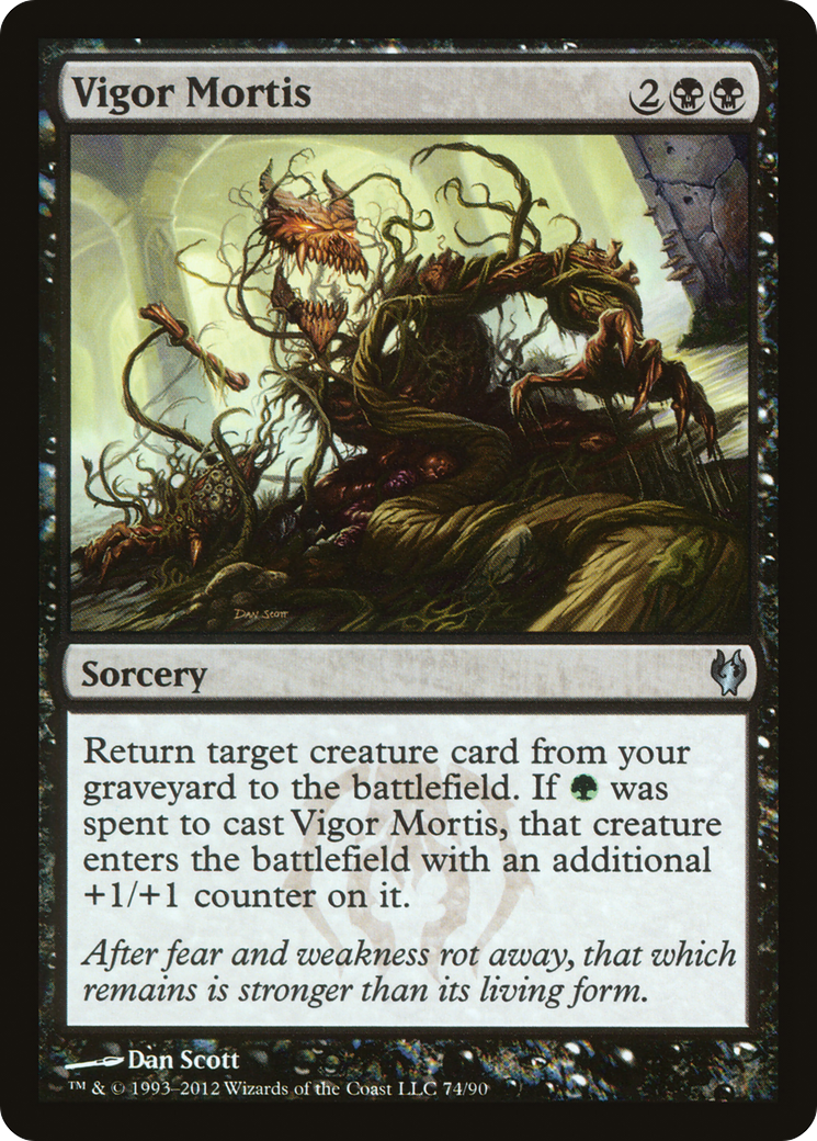 Vigor Mortis (DDJ-074) [Duel Decks: Izzet vs. Golgari]