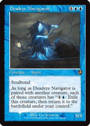 Deadeye Navigator (Retro Frame) (LARP-492) [Launch Party & Release Event Promos] Foil