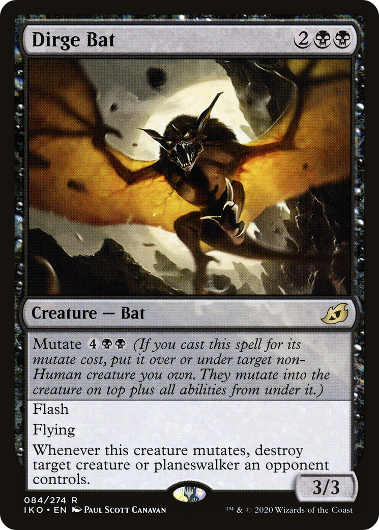 Dirge Bat (IKO-084) [Ikoria: Lair of Behemoths]
