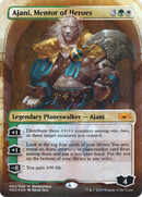 Ajani, Mentor of Heroes (MED2-RA5) (Borderless) [Mythic Edition] Foil