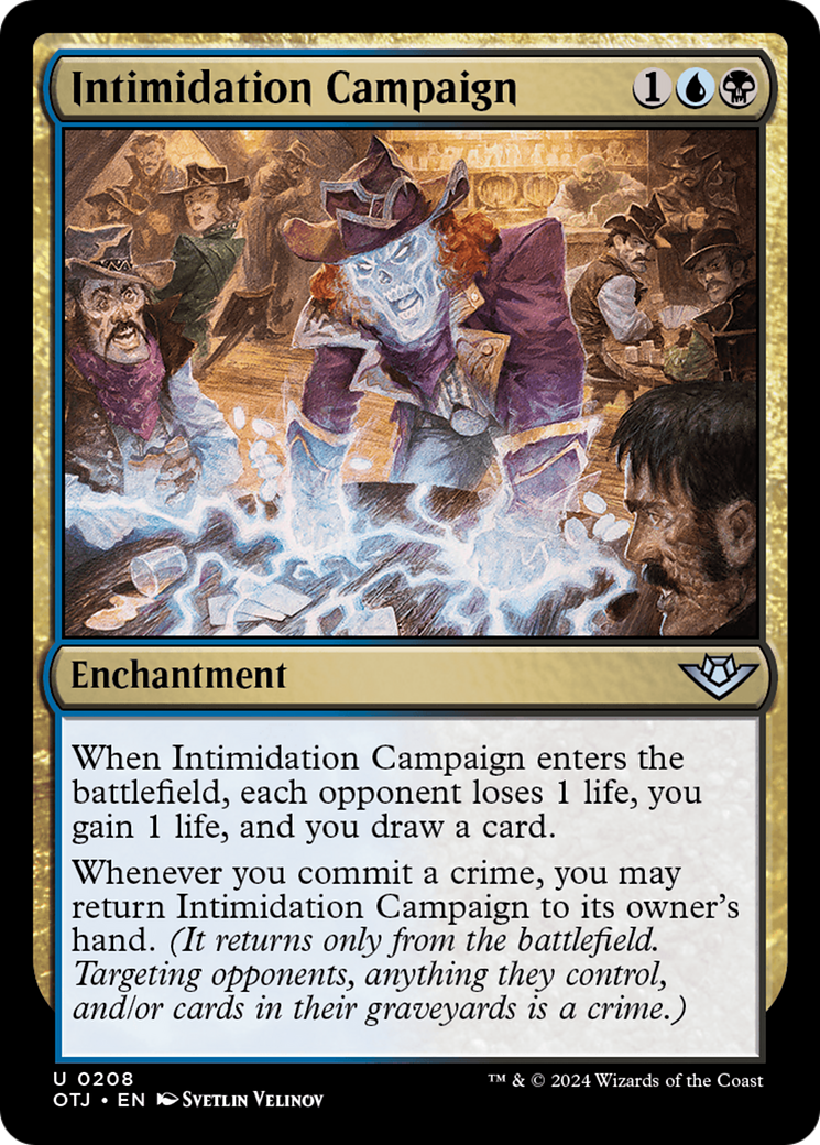 Intimidation Campaign (OTJ-208) [Outlaws of Thunder Junction]