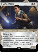 Layla Hassan (ACR-127) [Assassin's Creed]: (Showcase) (Borderless) Foil