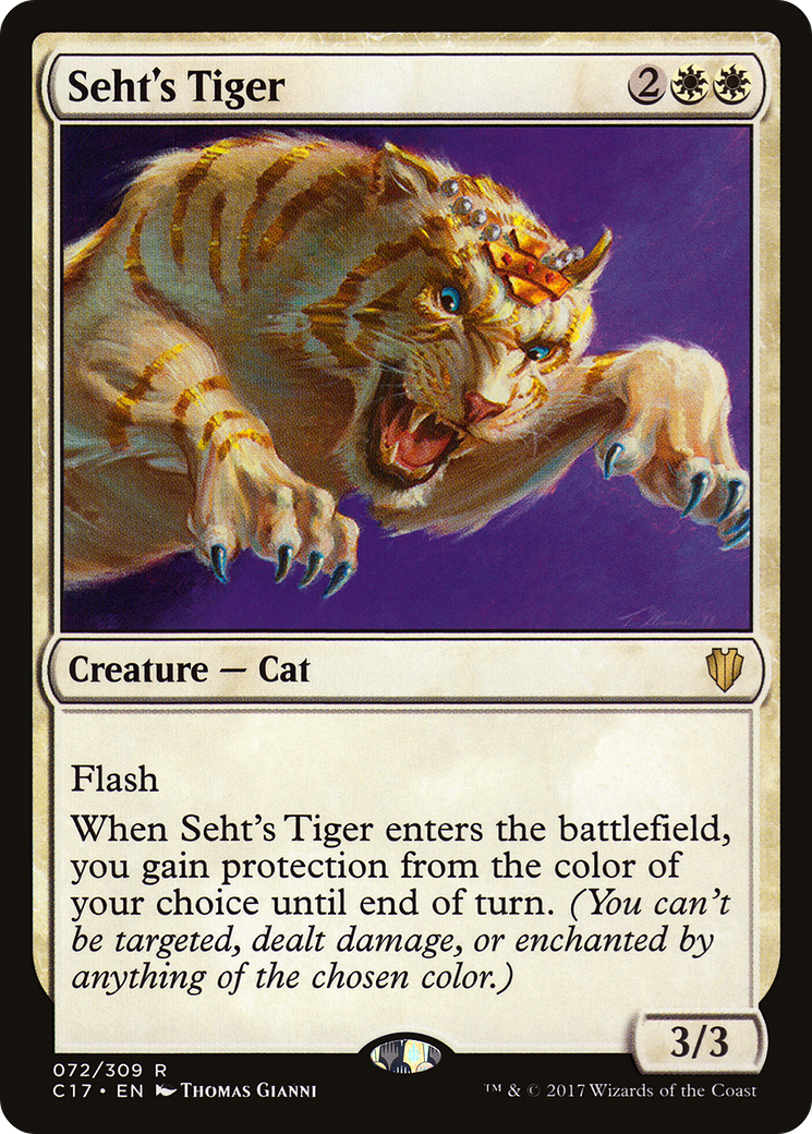 Seht's Tiger (C17-072) [Commander 2017]