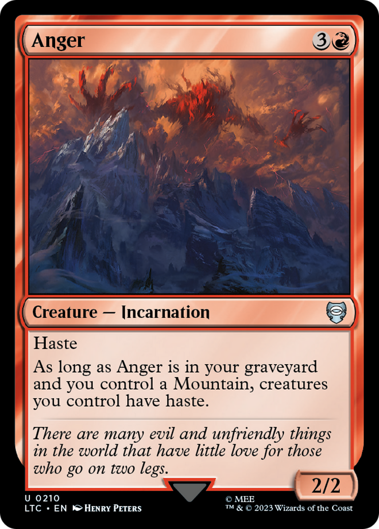 Anger (LTC-210) [Tales of Middle-earth Commander]