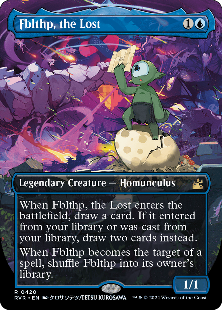 Fblthp, the Lost (RVR-420) [Ravnica Remastered] (Borderless)