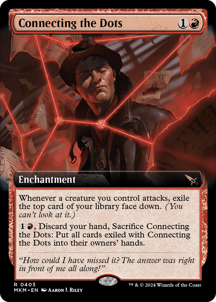 Connecting the Dots (MKM-403) [Murders at Karlov Manor]: (Extended Art) Foil