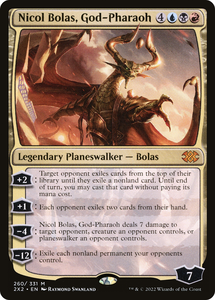Nicol Bolas, God-Pharaoh (2X2-260) [Double Masters 2022]