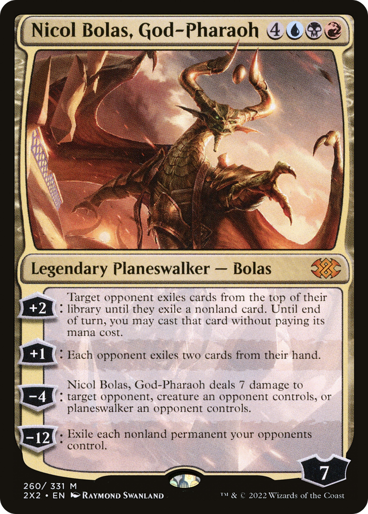Nicol Bolas, God-Pharaoh (2X2-260) [Double Masters 2022]