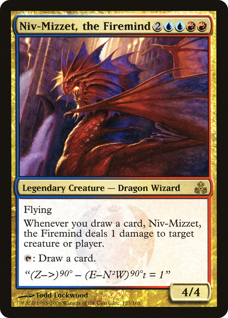 Niv-Mizzet, the Firemind (GPT-123) [Guildpact]