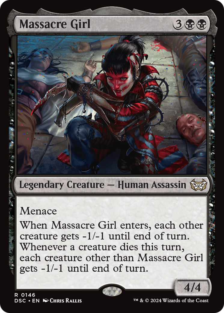 Massacre Girl (DSC-146) [Duskmourn: House of Horror Commander]