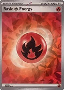 Basic Fire Energy (Cracked Ice Holo) 10 - [SVE Scarlet & Violet Energies] Holofoil