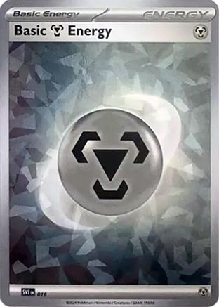 Basic Metal Energy (Cracked Ice Holo) 16 - [SVE Scarlet & Violet Energies] Holofoil