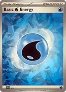 Basic Water Energy (Cracked Ice Holo) 11 - [SVE Scarlet & Violet Energies] Holofoil
