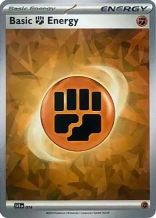 Basic Fighting Energy (Cracked Ice Holo) 14 - [SVE Scarlet & Violet Energies] Holofoil