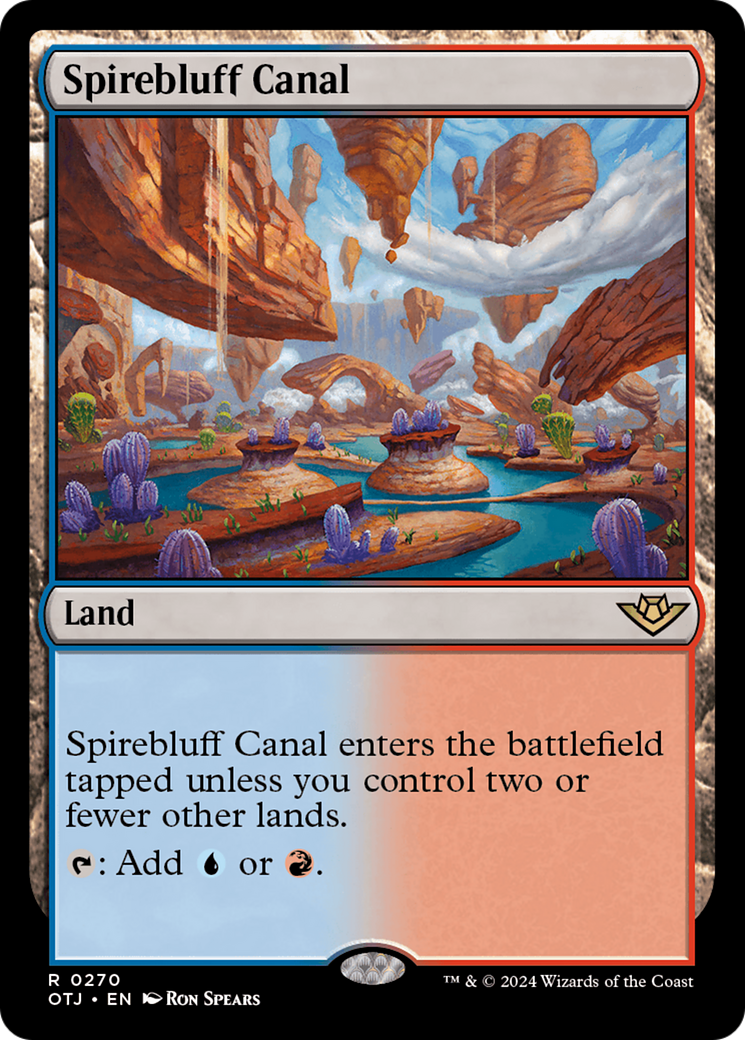 Spirebluff Canal (OTJ-270) [Outlaws of Thunder Junction] Foil