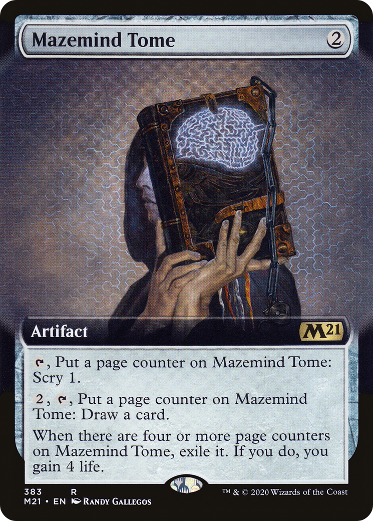 Mazemind Tome (M21-383) [Core Set 2021]: (Extended Art) Foil