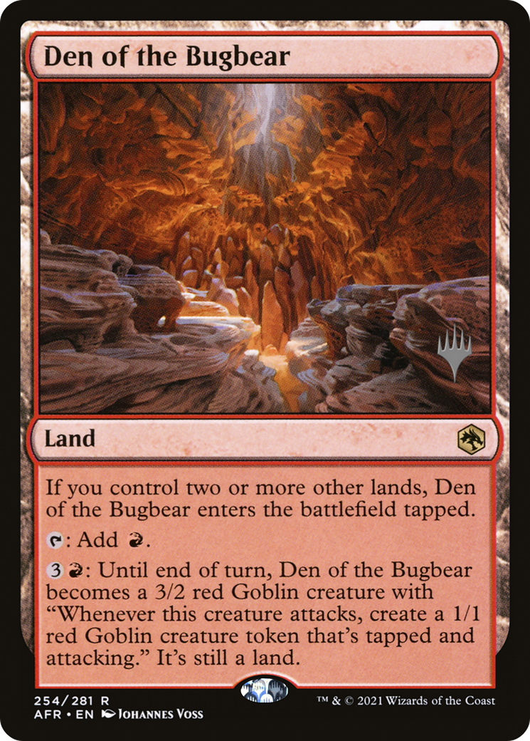 Den of the Bugbear (PPAFR-254P) [Promo Pack: Adventures in the Forgotten Realms Promos]