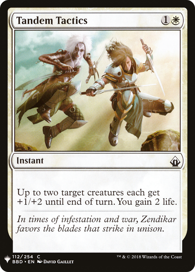 Tandem Tactics (LIST-BBD-112) [The List]