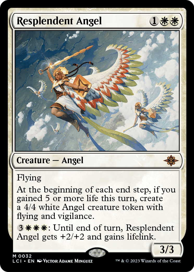 Resplendent Angel (LCI-032) [The Lost Caverns of Ixalan] Foil