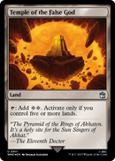 Temple of the False God (Surge Foil) (WHO-911) [Doctor Who] Foil