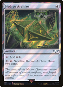 Hedron Archive (Surge Foil) (40K-240) [Warhammer 40,000 Commander] Foil