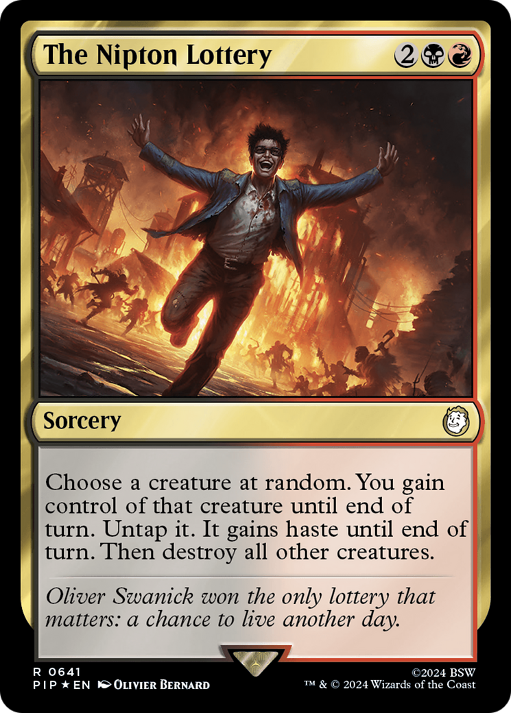 The Nipton Lottery (PIP-641) [Fallout] Foil
