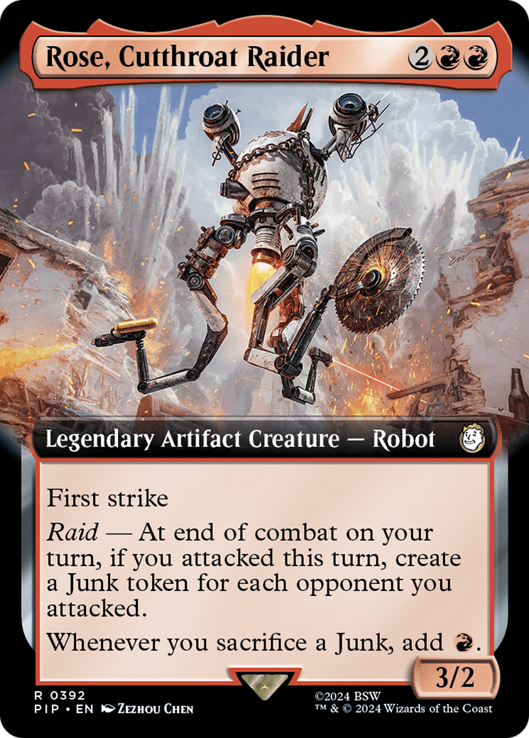 Rose, Cutthroat Raider (PIP-392) [Fallout]: (Extended Art) Foil