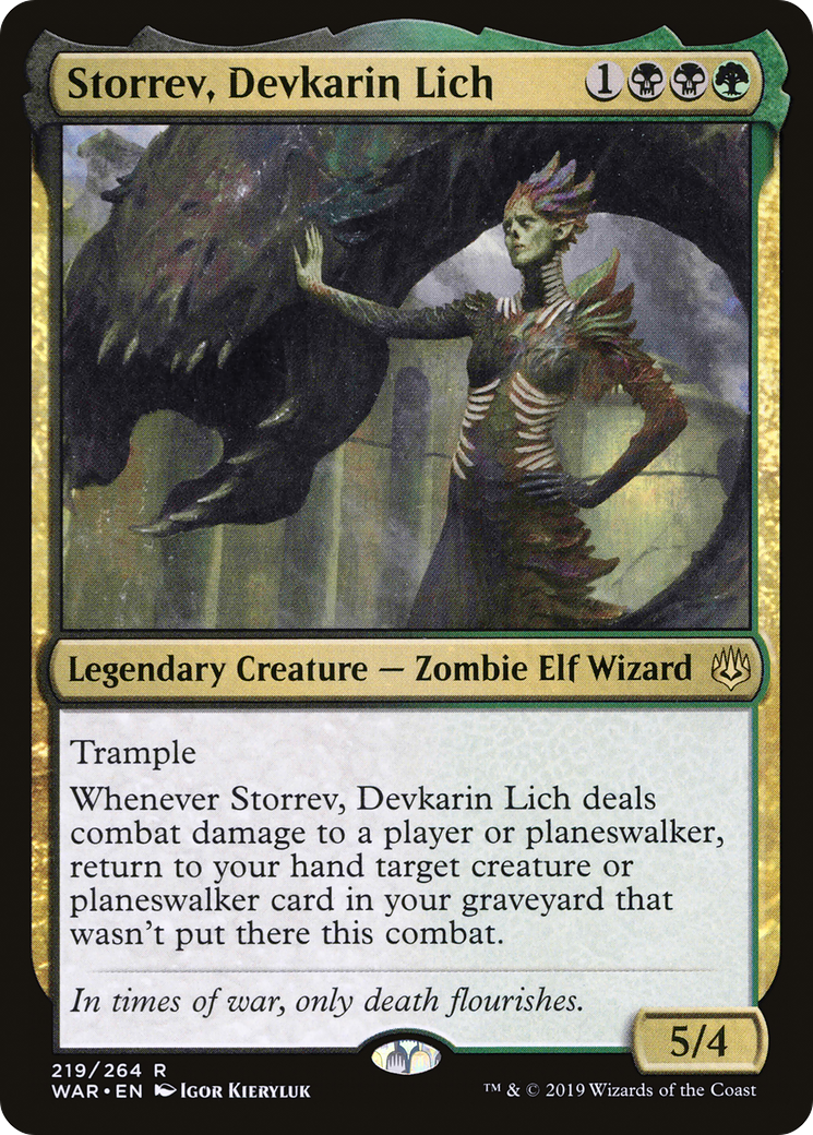Storrev, Devkarin Lich (WAR-219) [War of the Spark] Foil