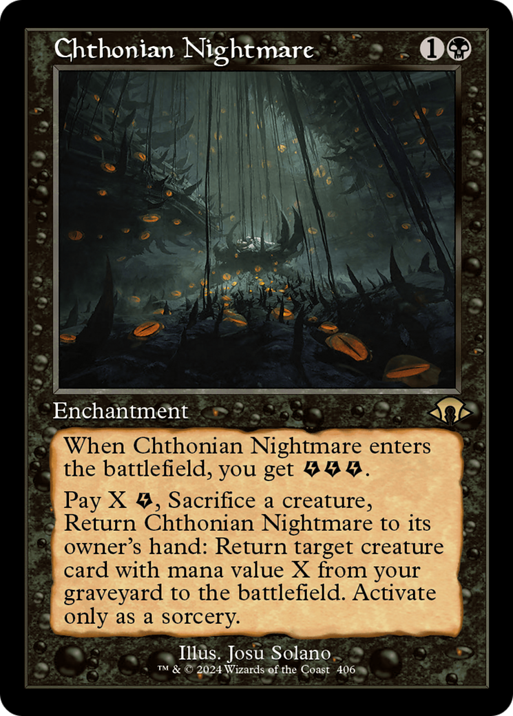 Chthonian Nightmare (MH3-406) [Modern Horizons 3] Foil