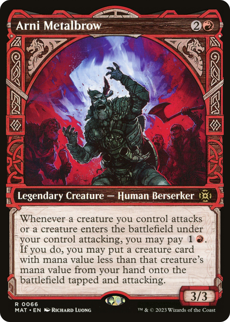 Arni Metalbrow (MAT-066) [March of the Machine: The Aftermath]: (Showcase) Foil