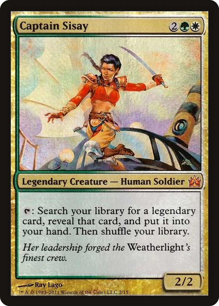 Captain Sisay (V11-002) [From the Vault: Legends] Foil
