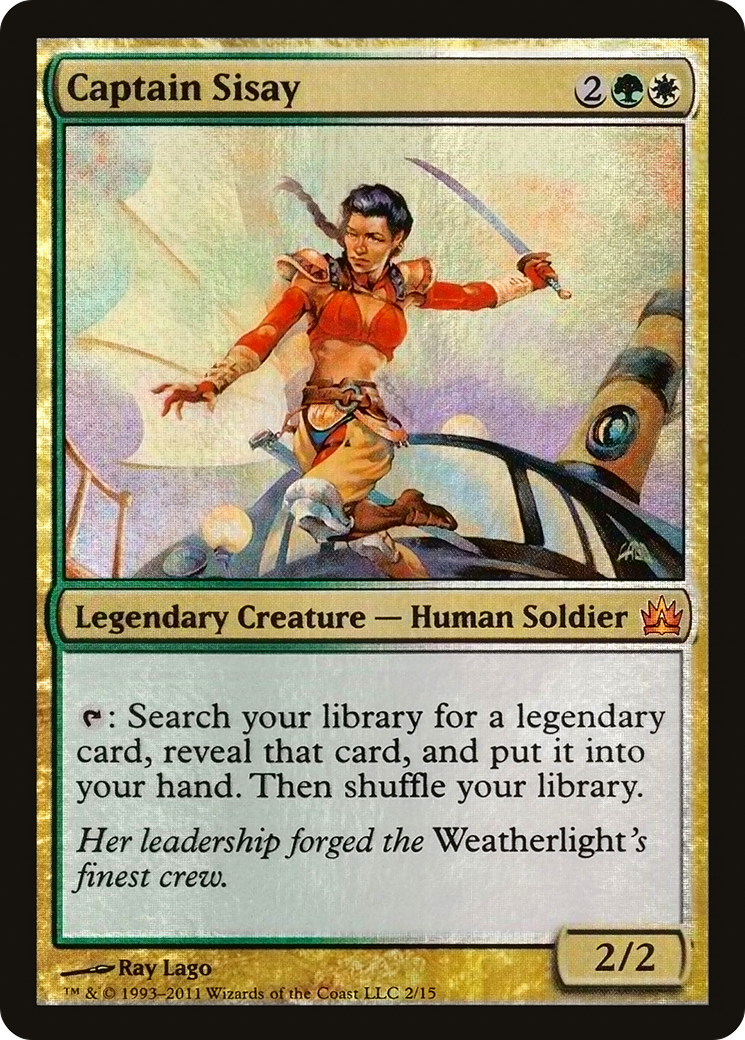 Captain Sisay (V11-002) [From the Vault: Legends] Foil