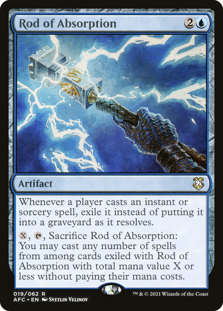 Rod of Absorption (AFC-019) [Forgotten Realms Commander]