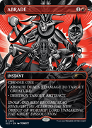 Abrade (SLD-1425) [Secret Lair Drop]: (Full Art) (Borderless) Foil