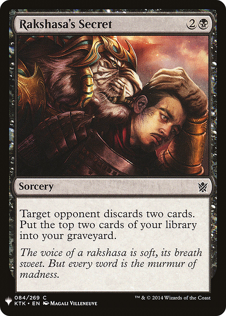 Rakshasa's Secret (LIST-KTK-84) [The List]