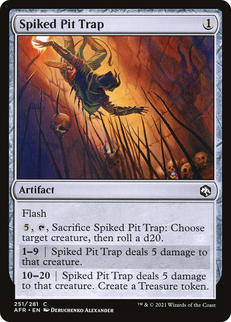 Spiked Pit Trap (AFR-251) [Adventures in the Forgotten Realms] Foil