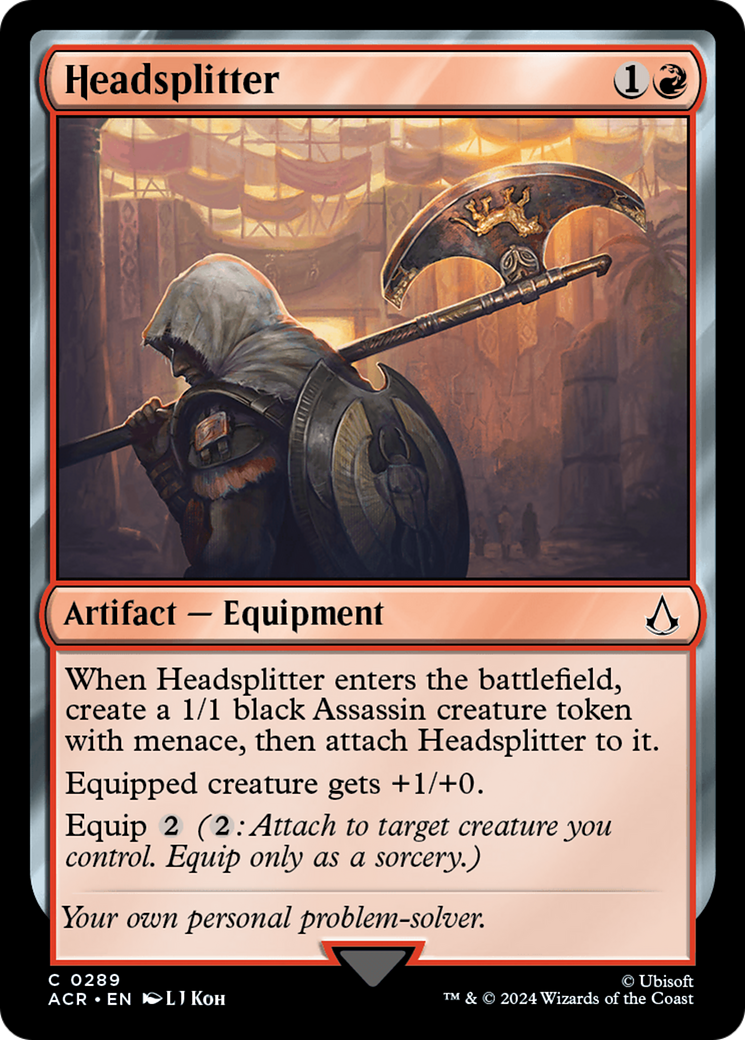 Headsplitter (ACR-289) [Assassin's Creed]
