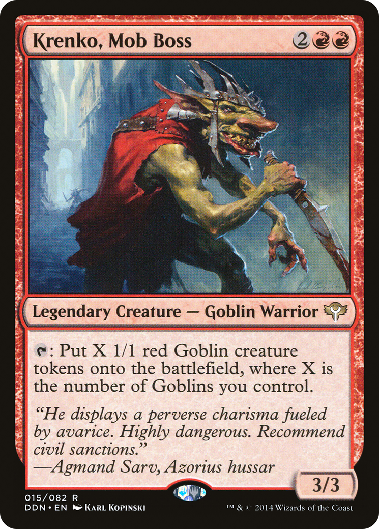Krenko, Mob Boss (DDN-015) [Duel Decks: Speed vs. Cunning]