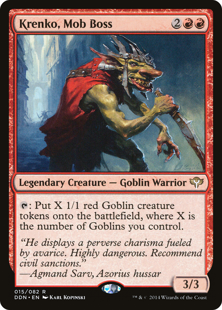Krenko, Mob Boss (DDN-015) [Duel Decks: Speed vs. Cunning]