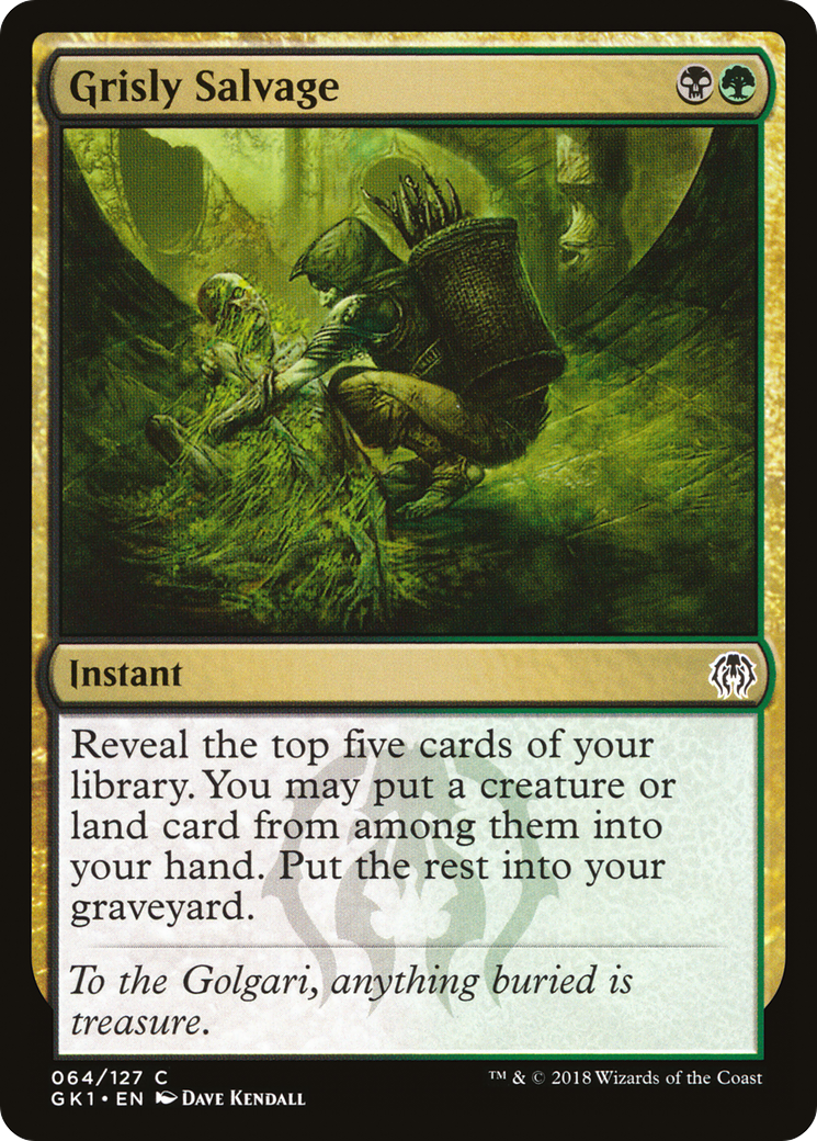 Grisly Salvage (GR1-064) [GRN Guild Kit]