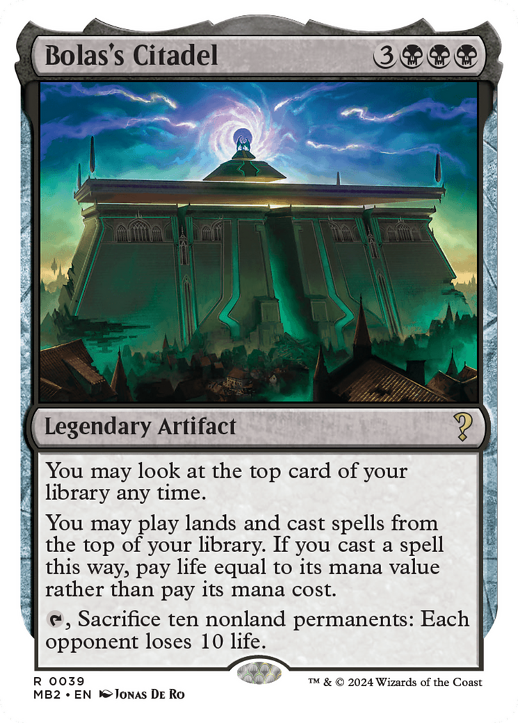 Bolas's Citadel (MB2-039) [Mystery Booster 2]