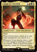 Cloud, Ex-SOLDIER (Surge Foil) (FIC-221) [Commander: FINAL FANTASY] Foil