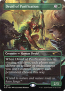Druid of Purification (SLD-877) [Secret Lair Drop] (Borderless) Foil