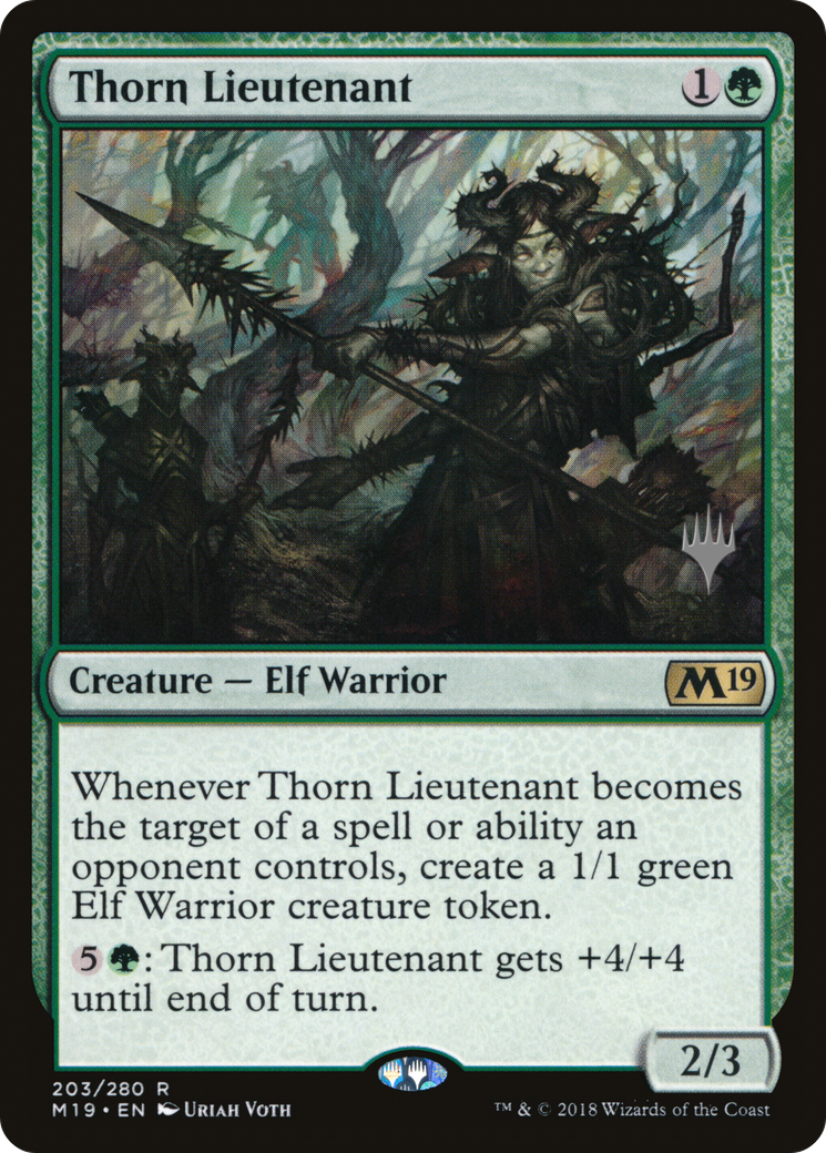 Thorn Lieutenant (PPM20-203P) [Promo Pack: Core Set 2019 Promos]